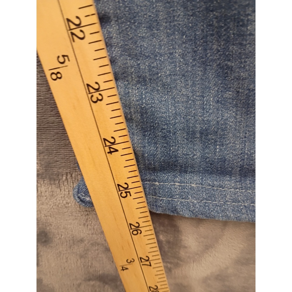 St. John's Bay Bootcut Jeans Womens 12 Short Blue Mid Rise Stretch Denim 1685 - Picture 5 of 9